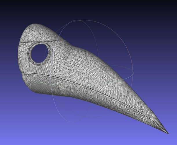 Plague Doctor Mask 3D print model