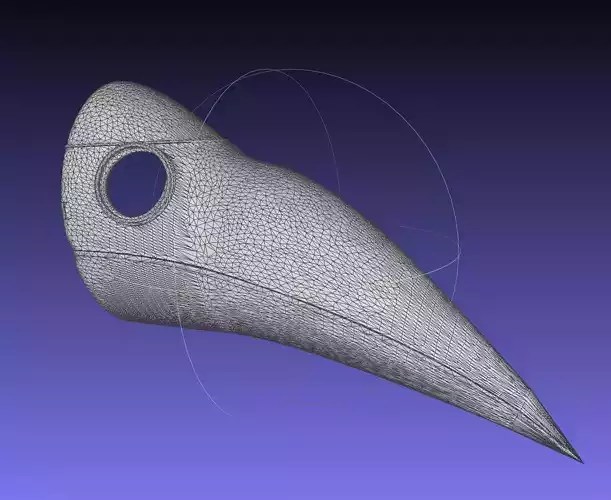 Plague Doctor Mask 3D print model