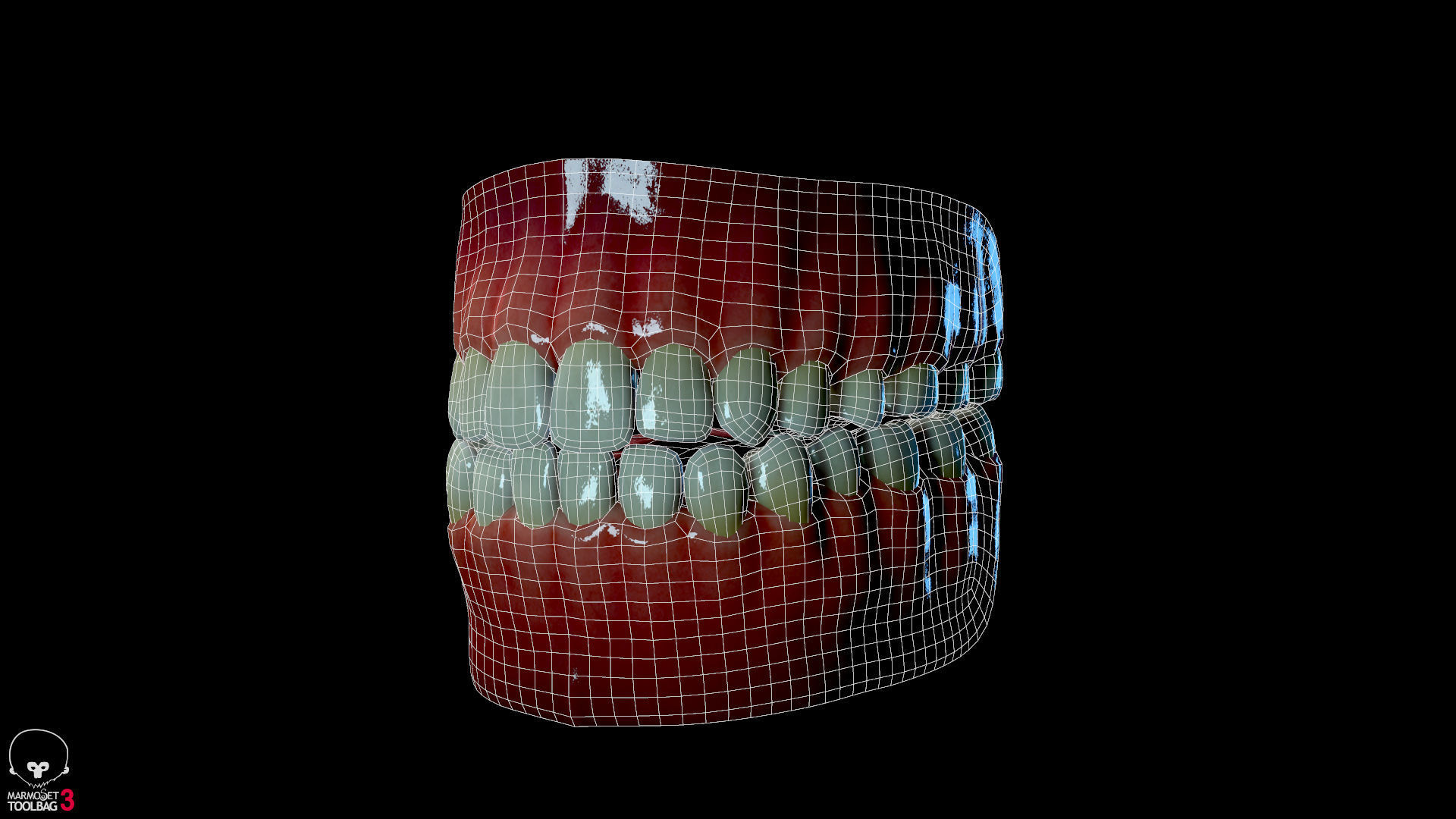 Average Caucasian Male Body Low-poly 3D model_47