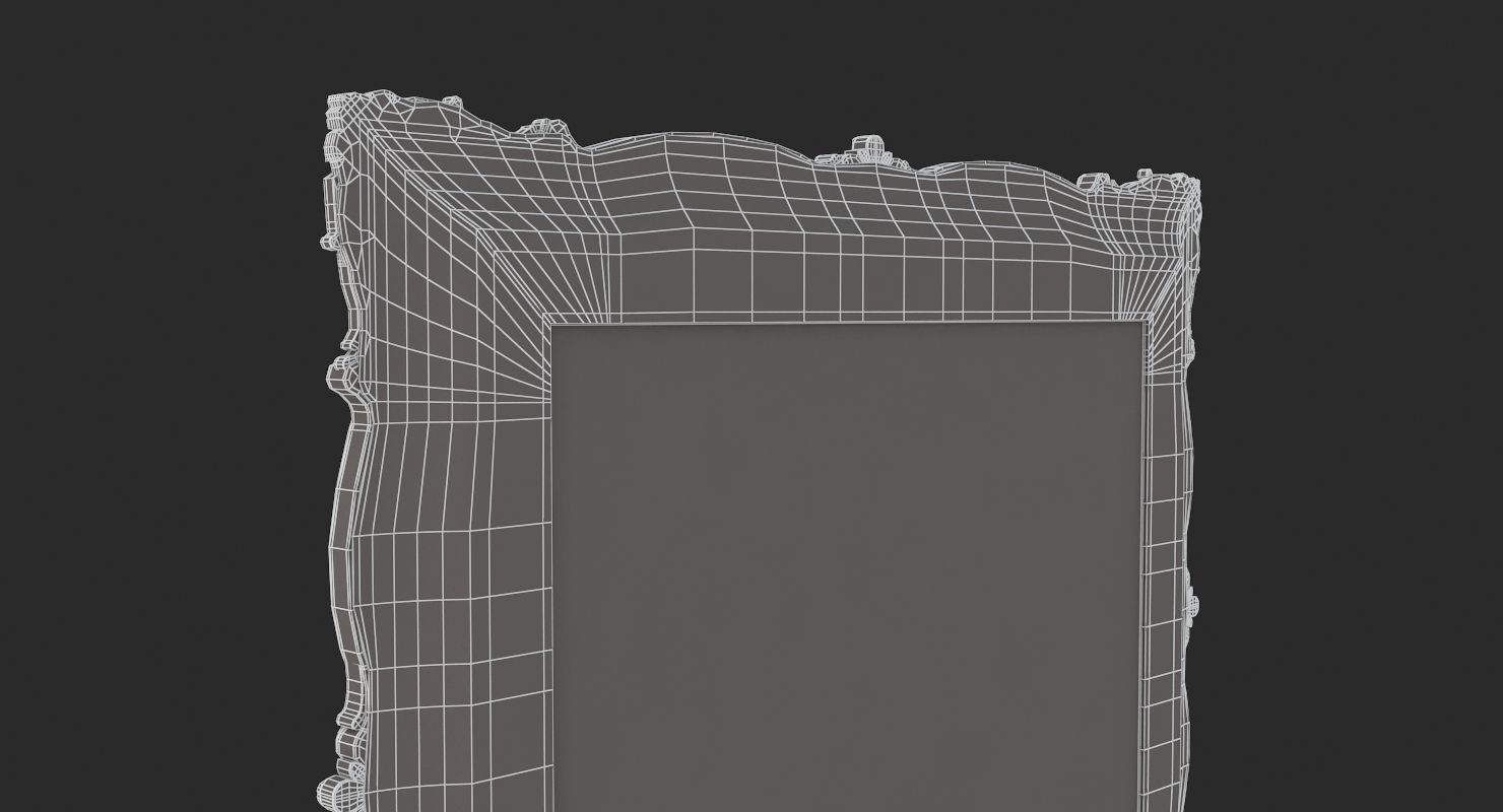 Golden Classic Frame 01 3D model_13