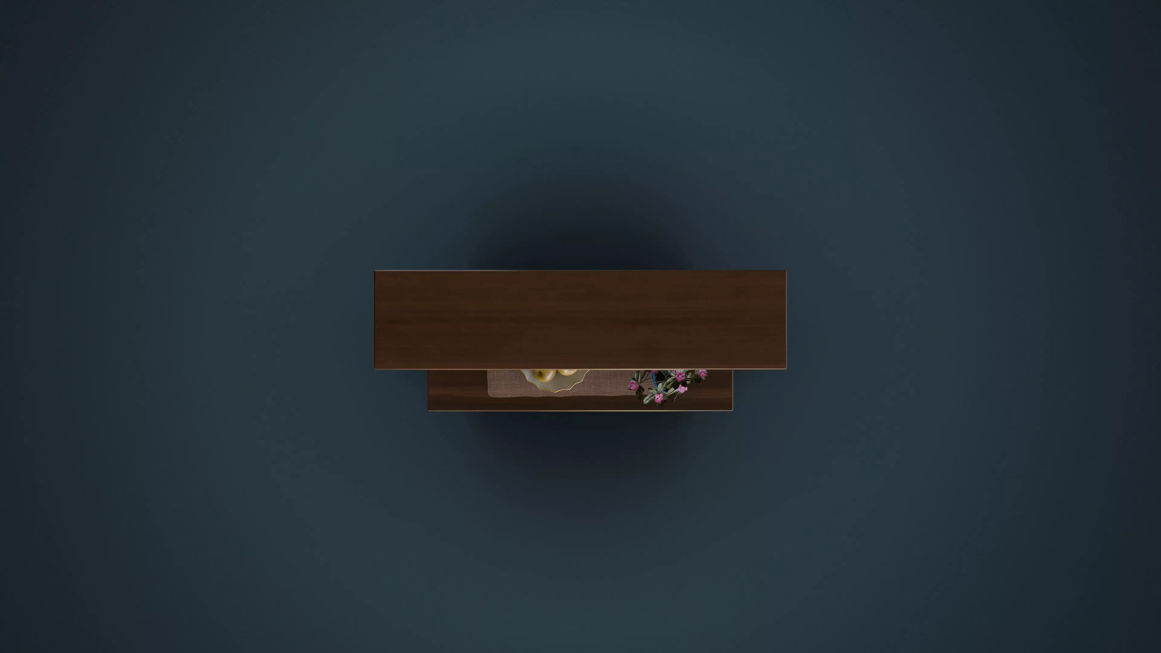 Display Cupboard Low-poly 3D model_2