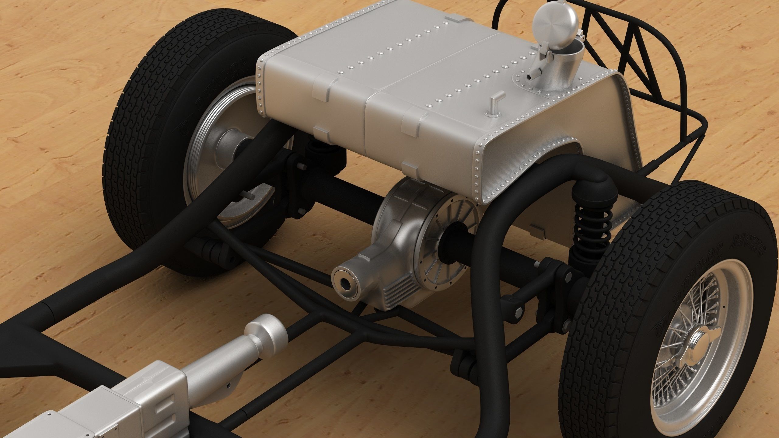 Ferrari 250 TR full 3D printable 3D print model_37