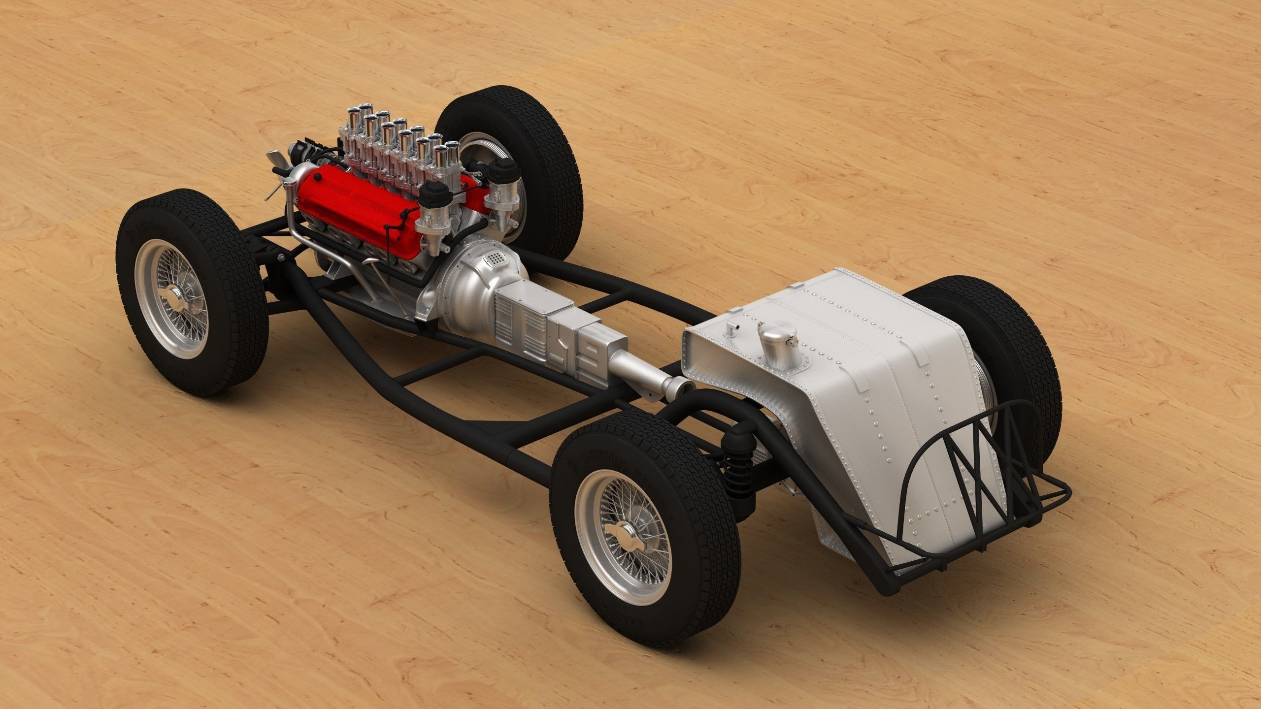 Ferrari 250 TR full 3D printable 3D print model_38