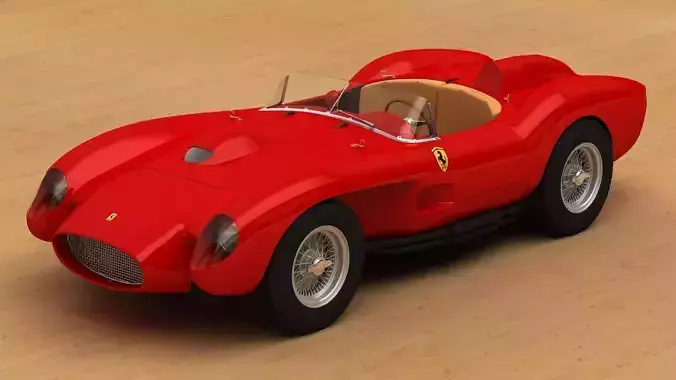 Ferrari 250 TR full 3D printable 
