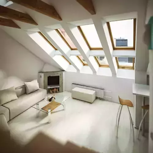 Realistic Loft Interior