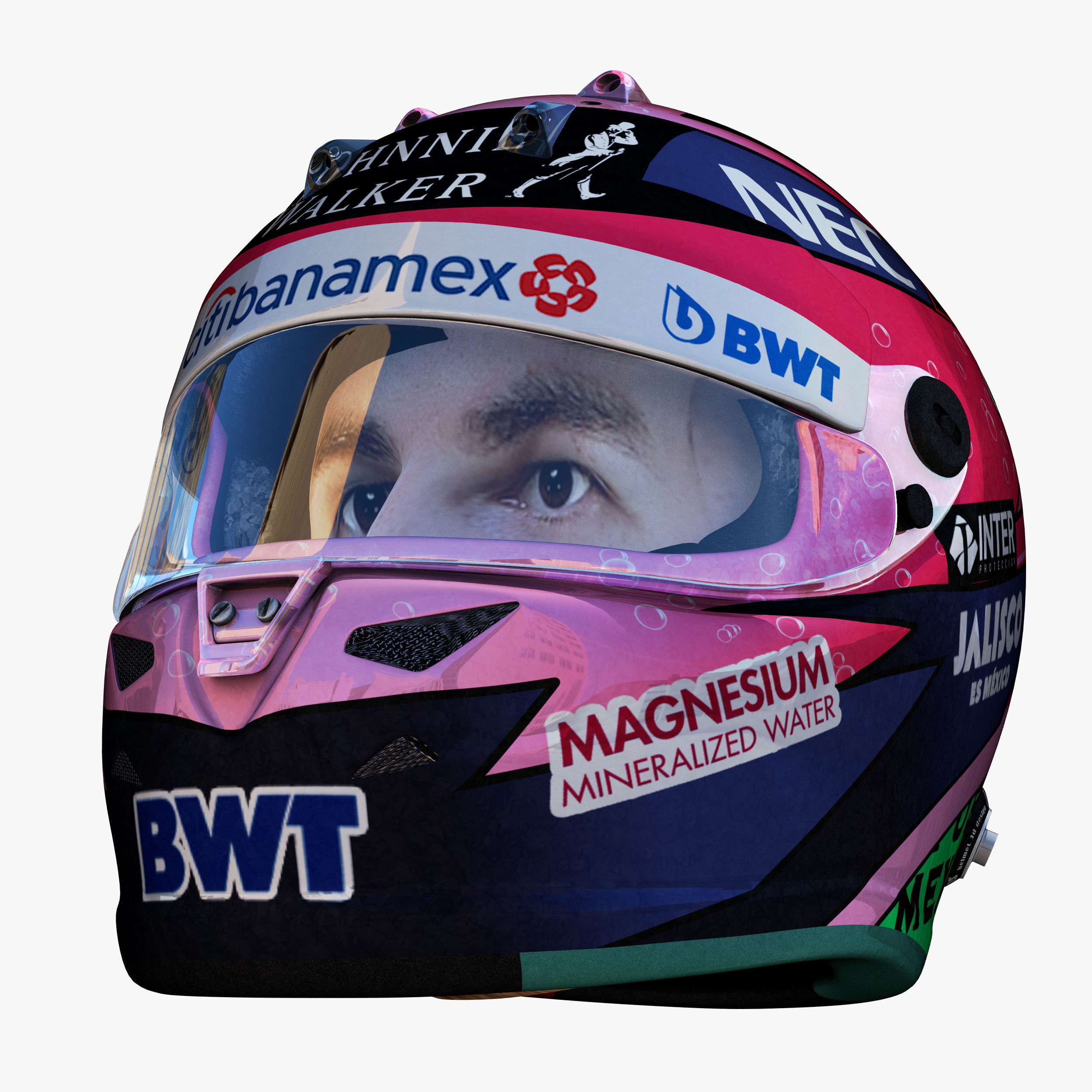 Perez helmet 2018 Low-poly 3D model_9