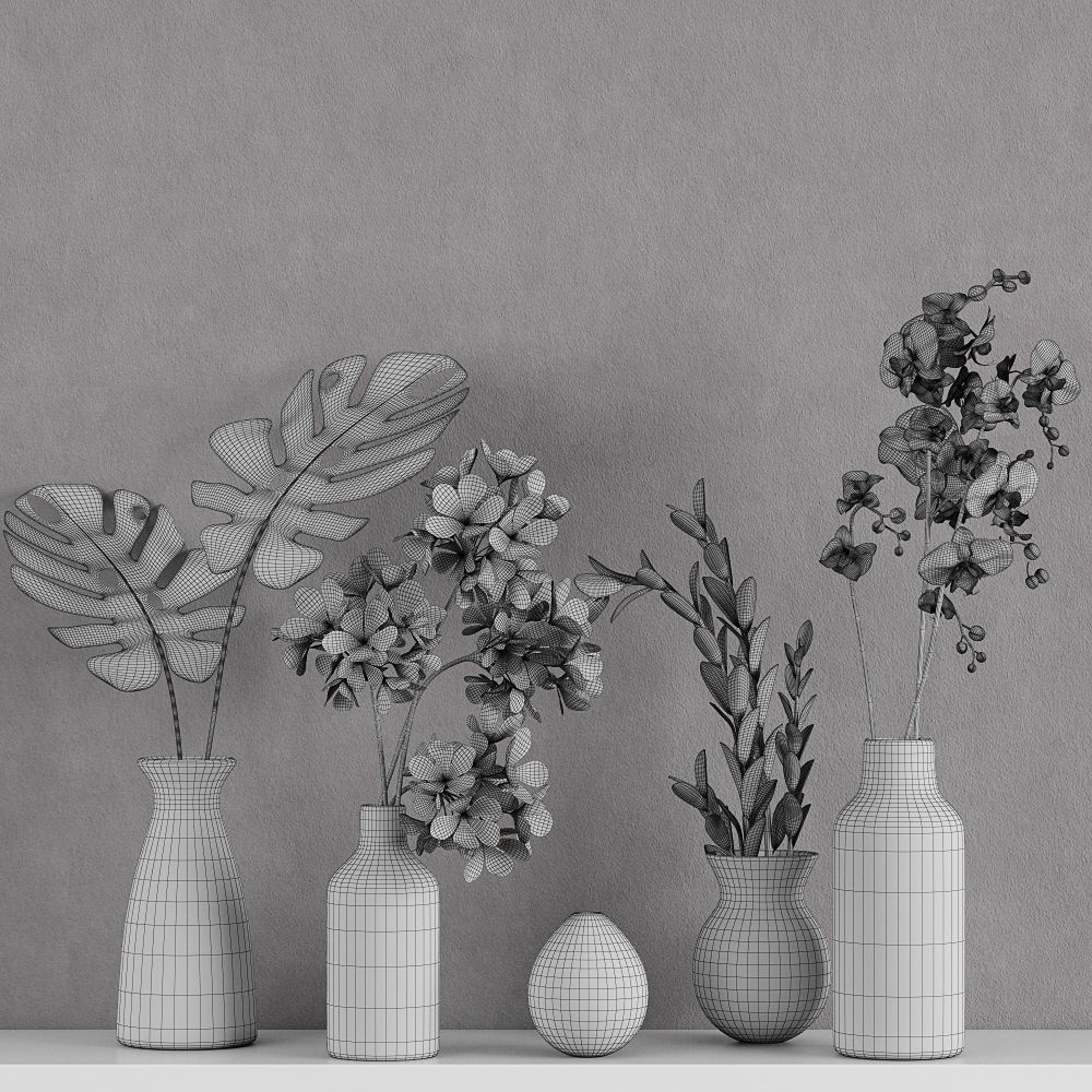 Decoration set 17 3D model_1