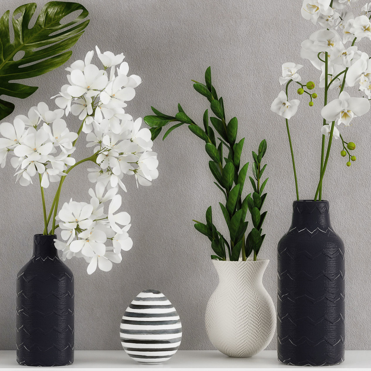 Decoration set 17 3D model_3