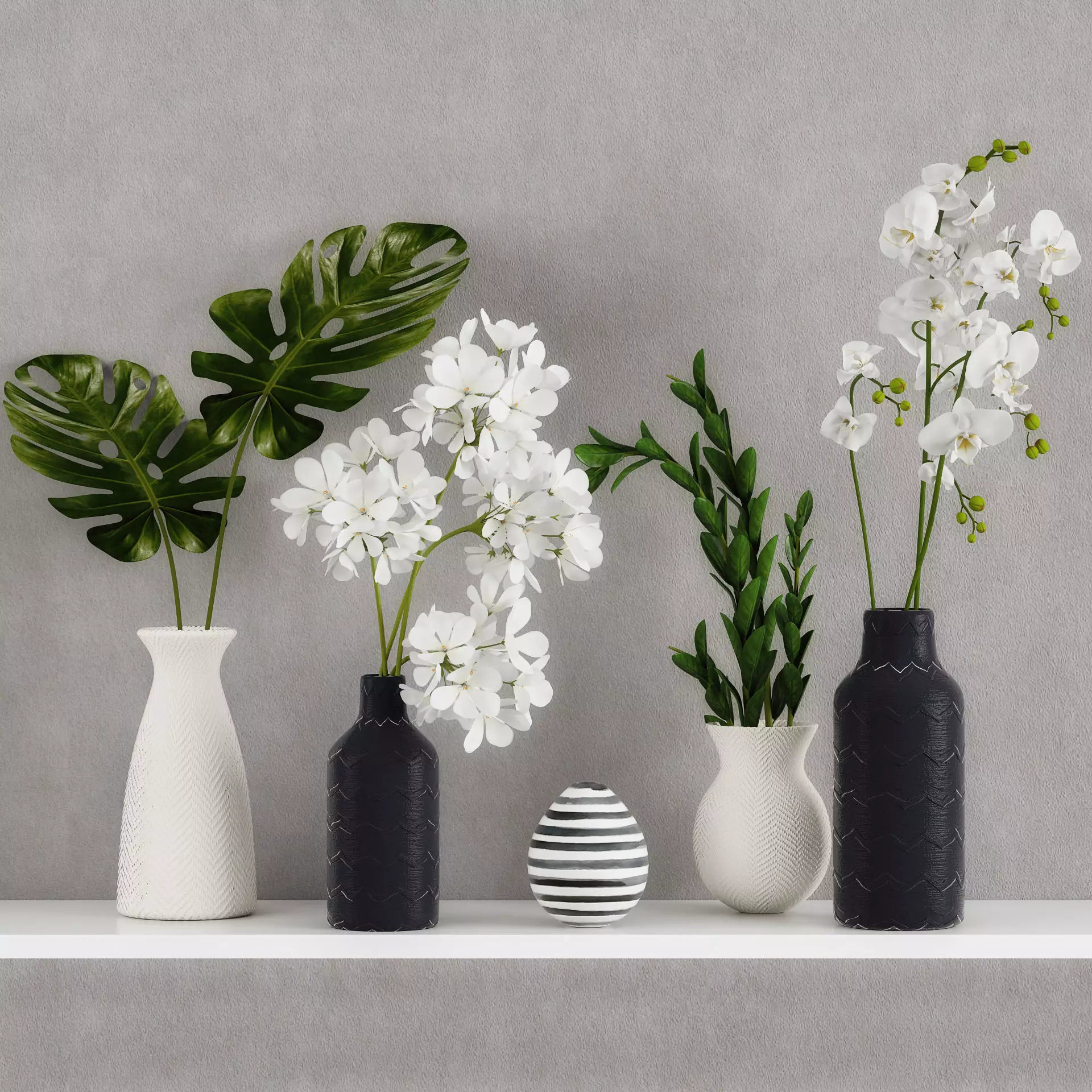 Decoration set 17 3D model_0