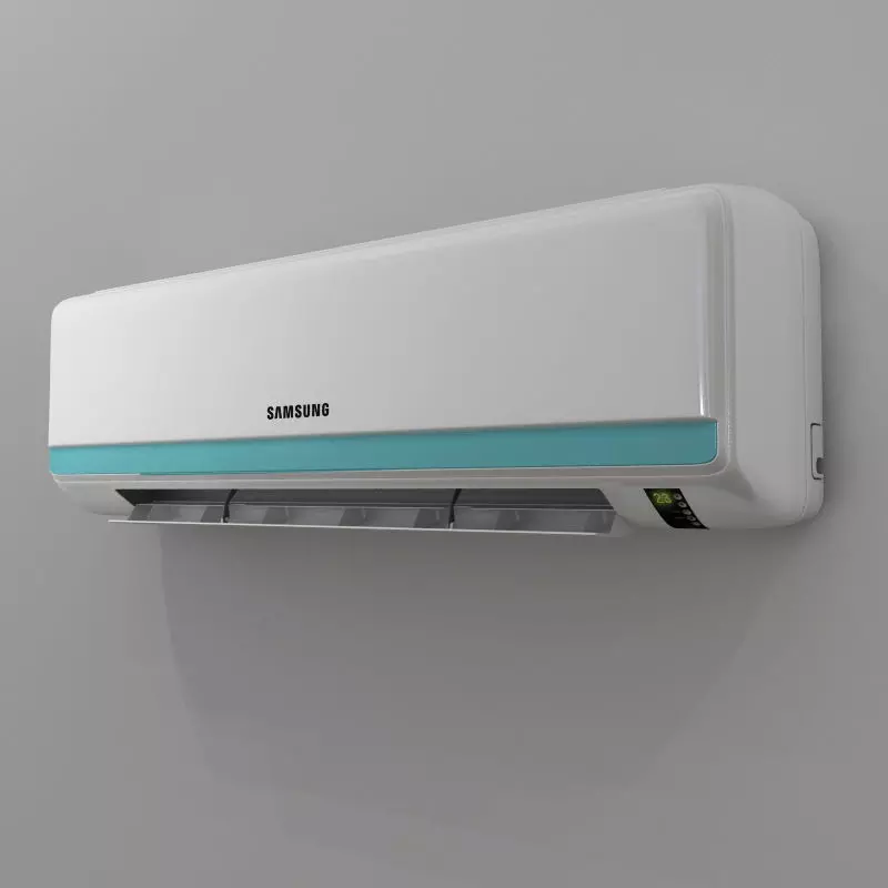 Samsung aircondition Low-poly 3D model_0