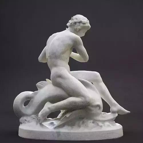 Arion assis sur le dauphin Orsay 3D print model