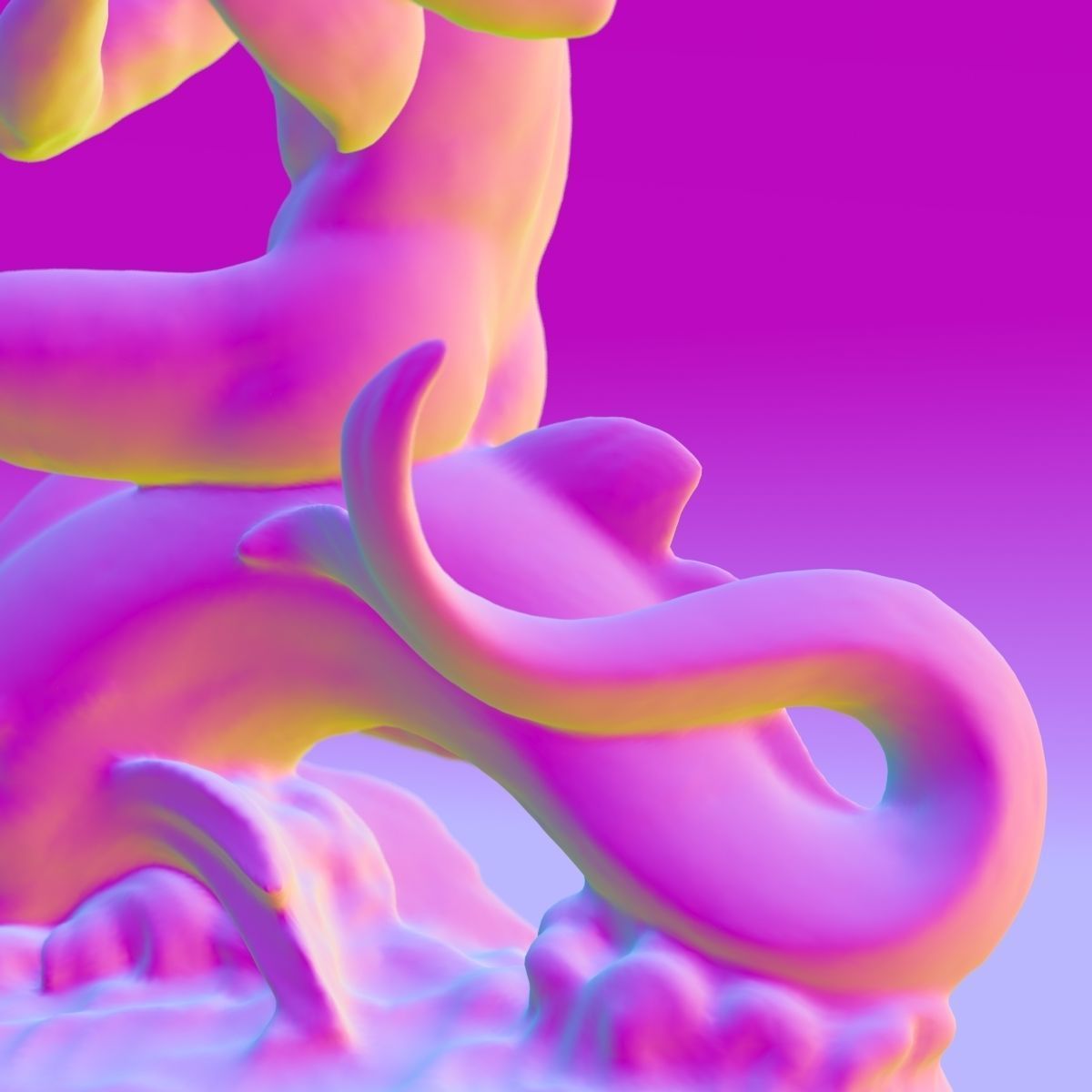 Arion assis sur le dauphin Orsay 3D print model_8