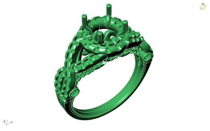 Engagement Ring -18 3D print model