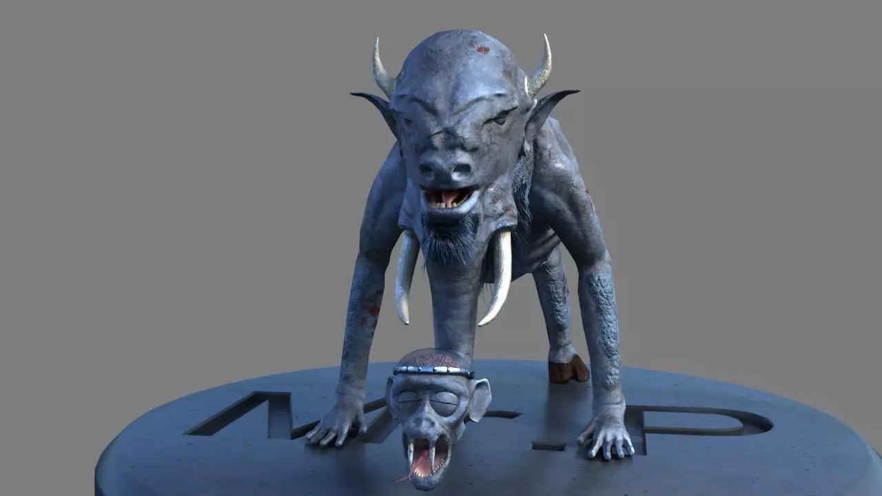 Monster demon 3D model