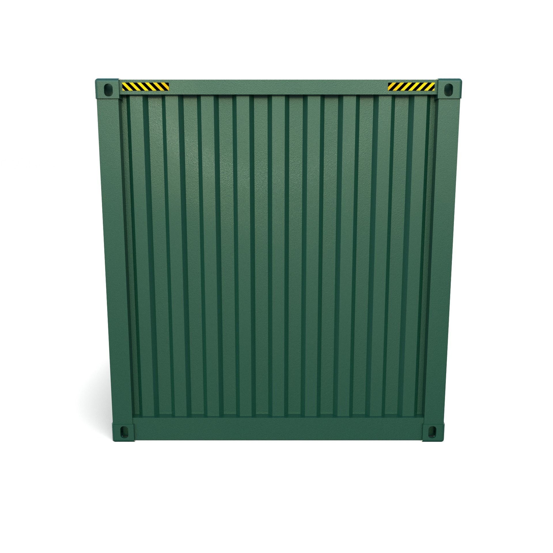 8ft Shipping Container 3D model_5