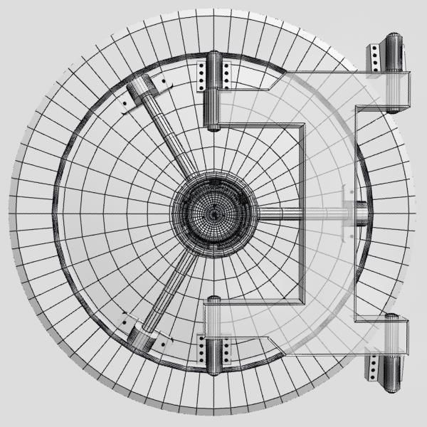 Safe Vault 3D model_3