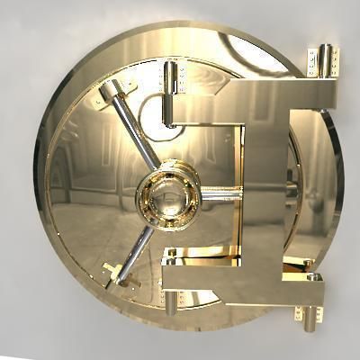Safe Vault 3D model_1