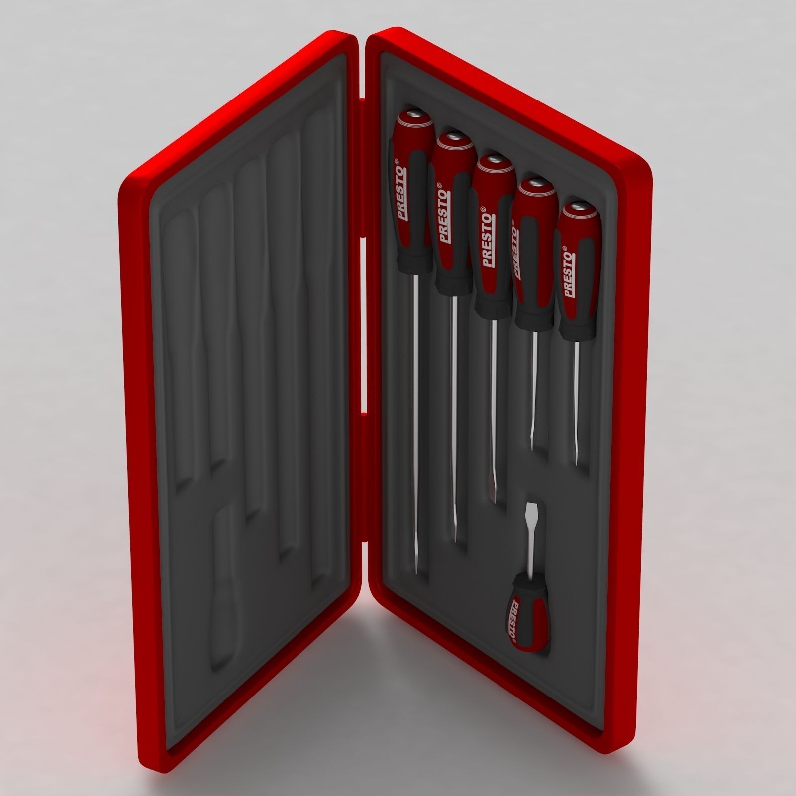 Screwdriver Box 3D model_1