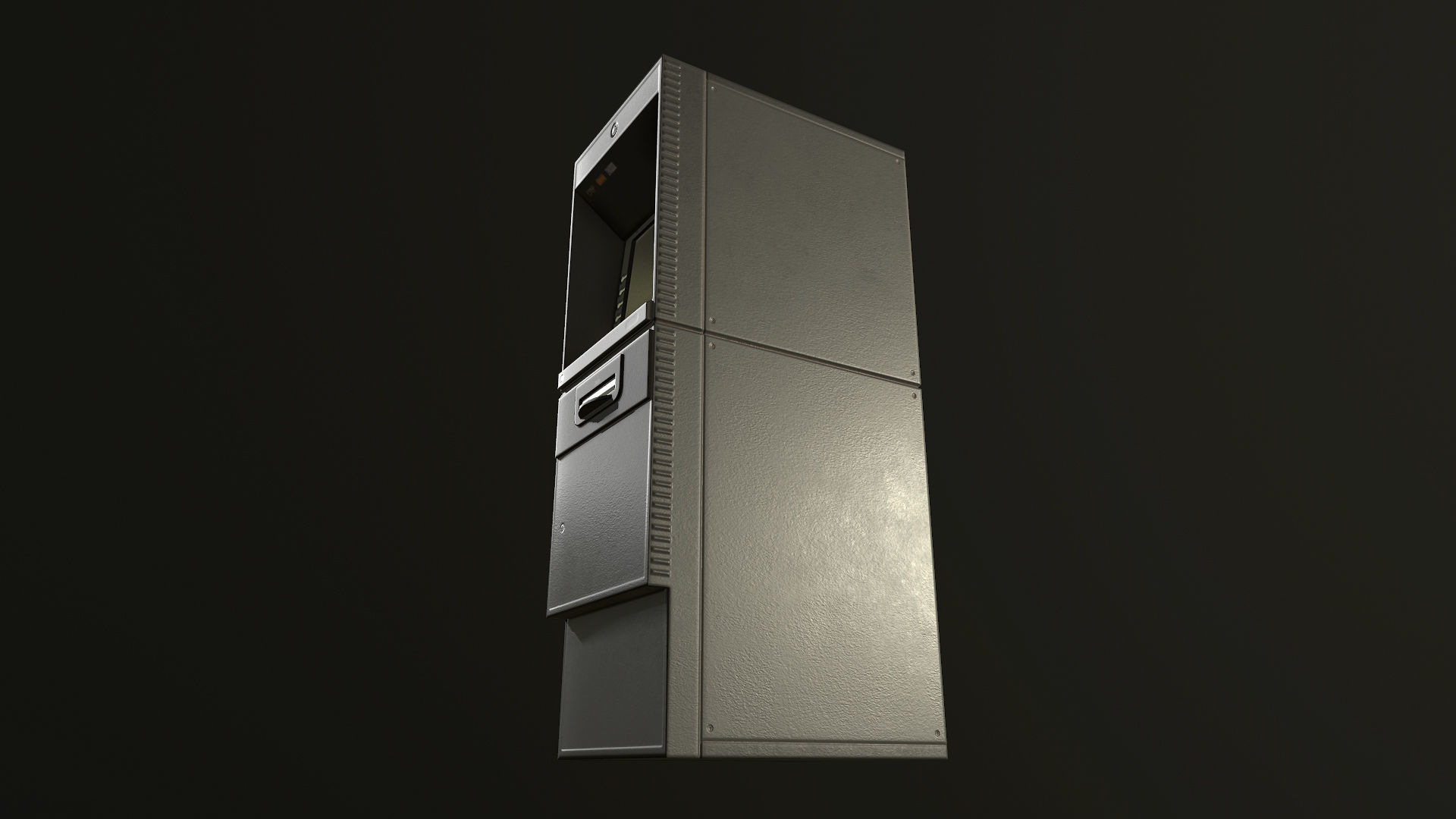 ATM Cashmachine 2 Low-poly 3D model_5