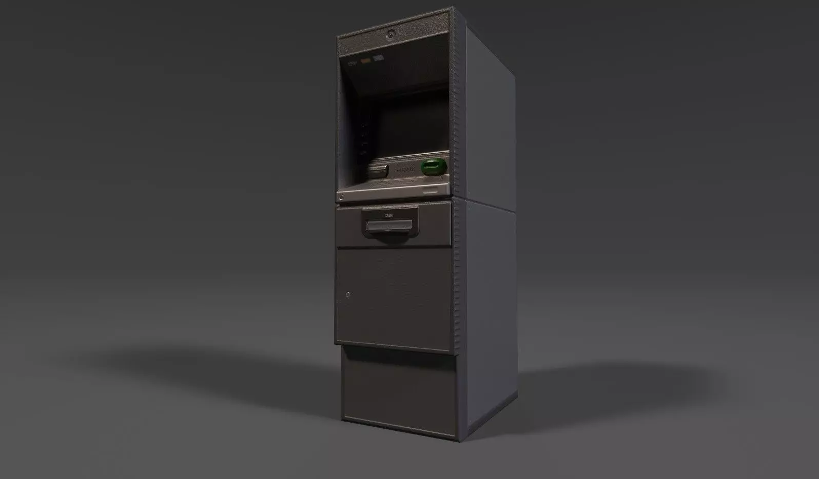 ATM Cashmachine 2 Low-poly 3D model_0