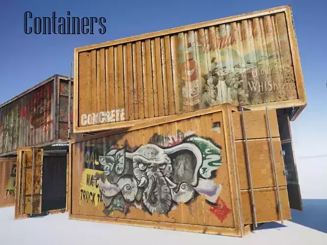 Containers shipping container