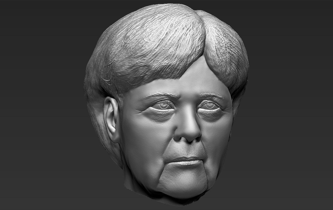 Angela Merkel 3D model_38