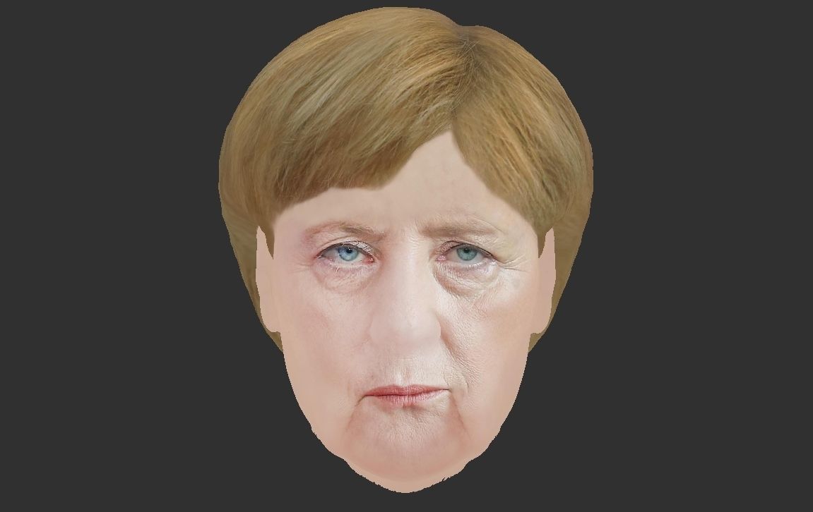 Angela Merkel 3D model_22