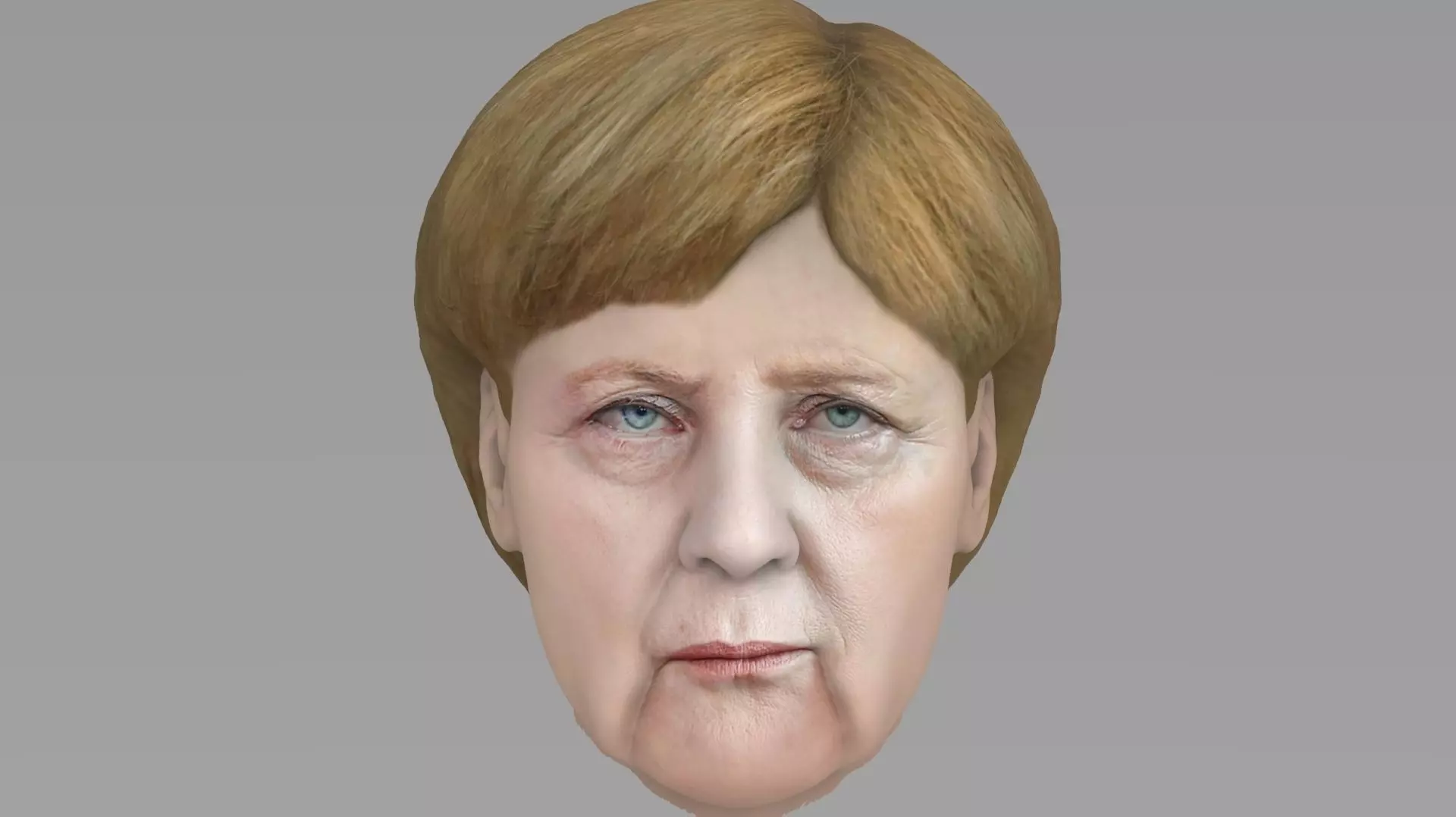 Angela Merkel 3D model_0