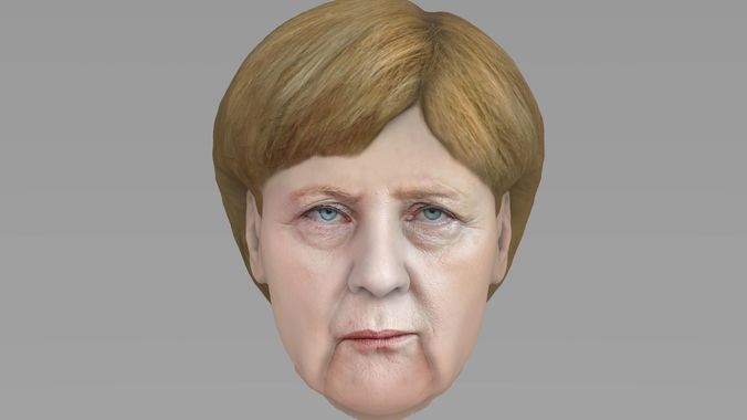 Angela Merkel 3D model