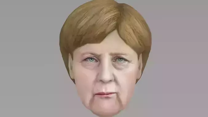 Angela Merkel 3D model