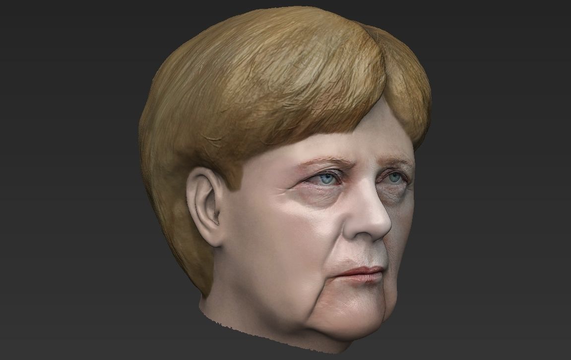 Angela Merkel 3D model_21