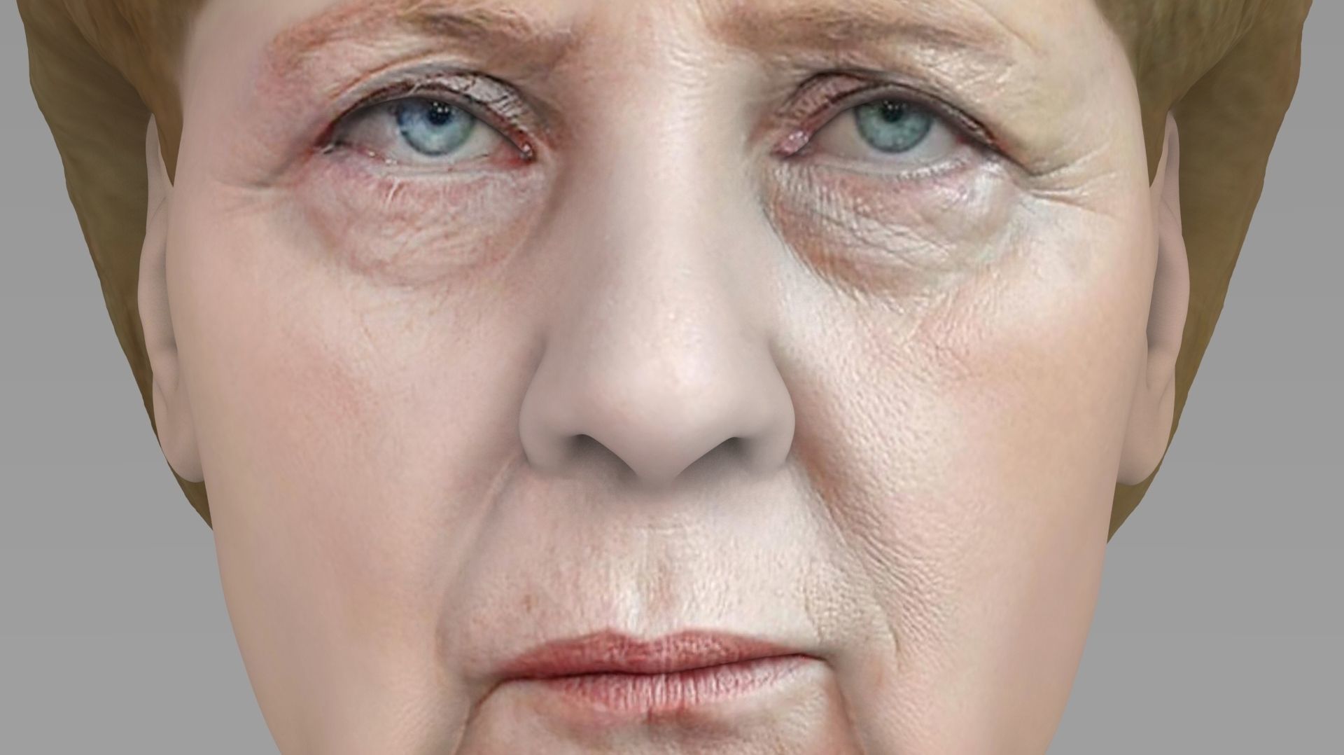 Angela Merkel 3D model_4