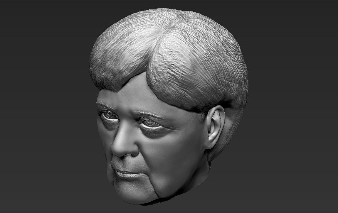 Angela Merkel 3D model_39