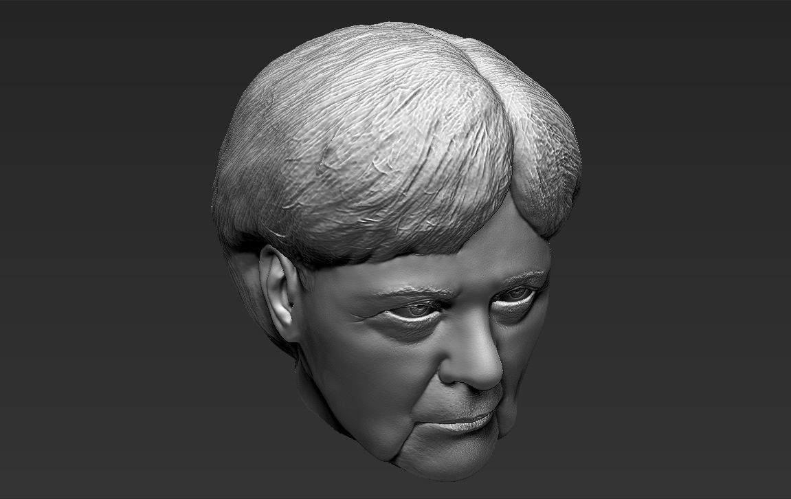 Angela Merkel 3D model_40