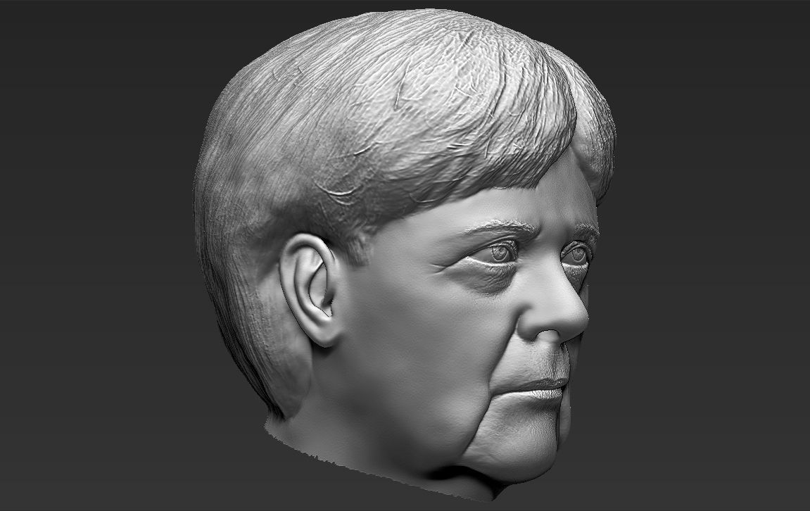 Angela Merkel 3D model_35
