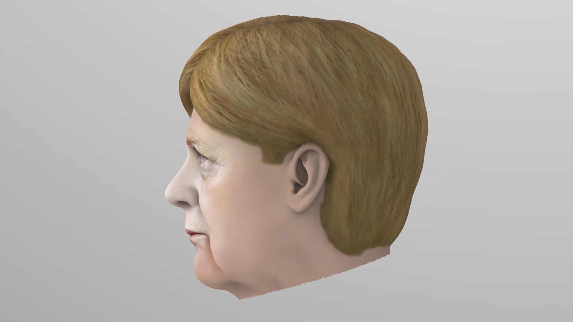 Angela Merkel 3D model_8