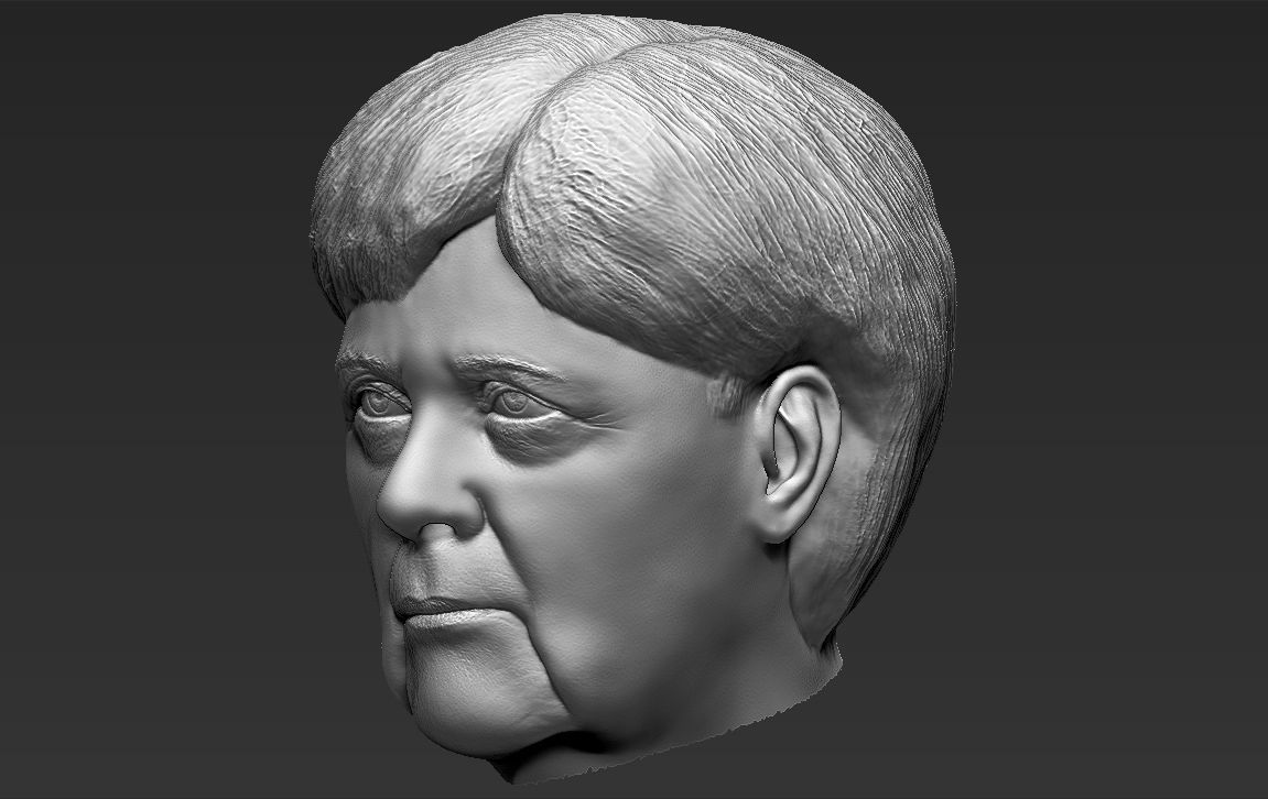 Angela Merkel 3D model_27