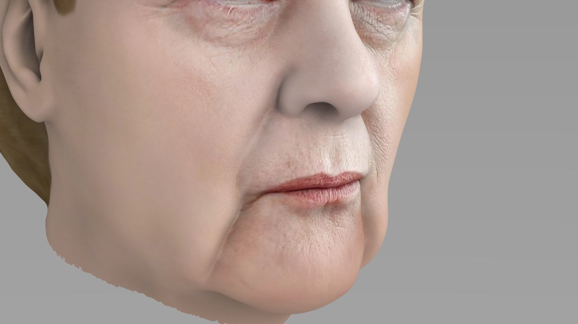 Angela Merkel 3D model_5