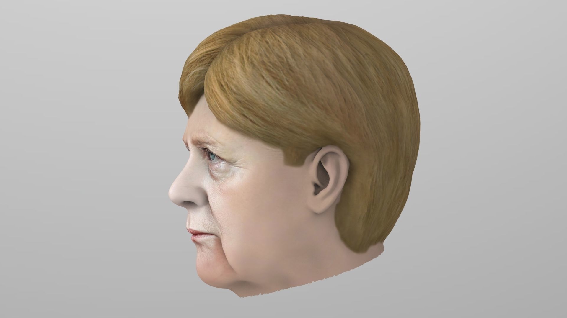 Angela Merkel 3D model_3