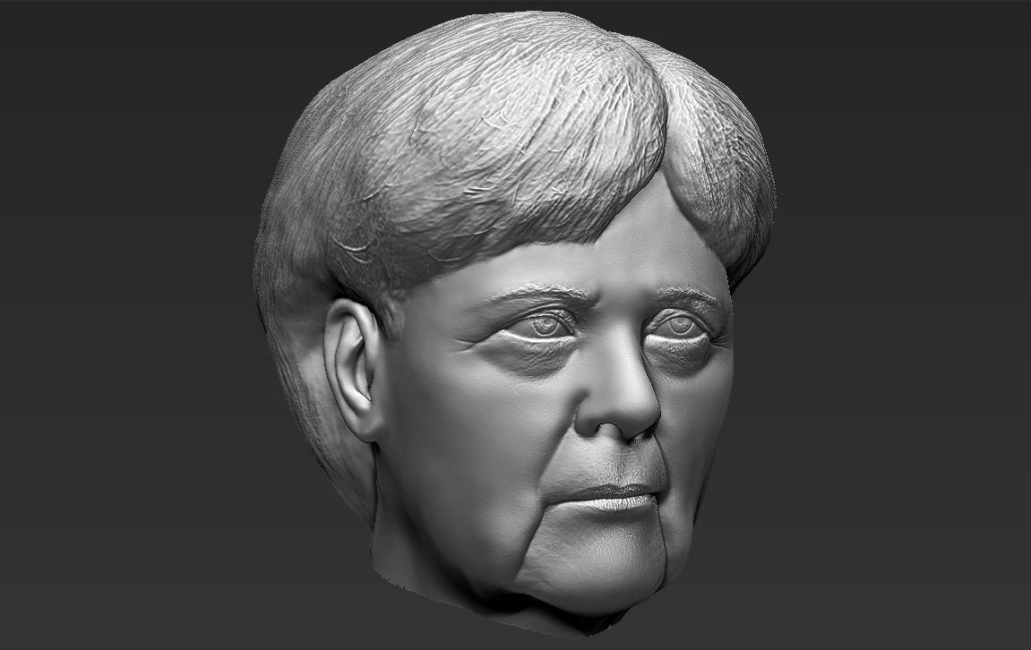 Angela Merkel 3D model_37