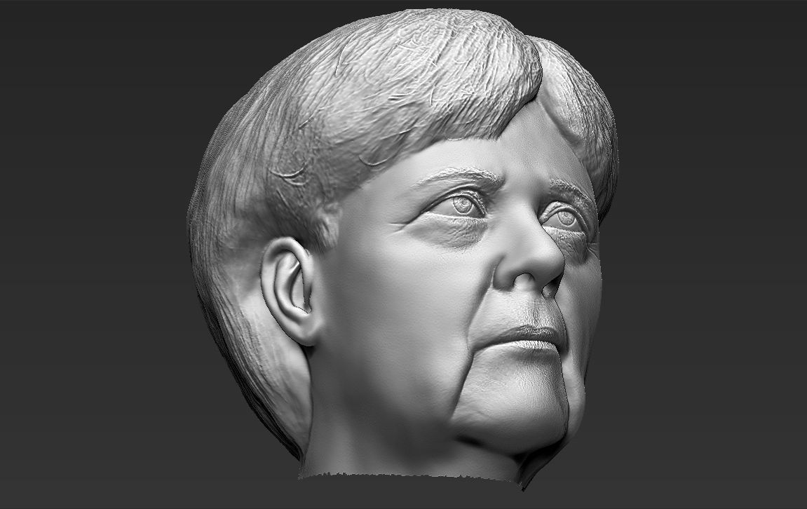 Angela Merkel 3D model_41