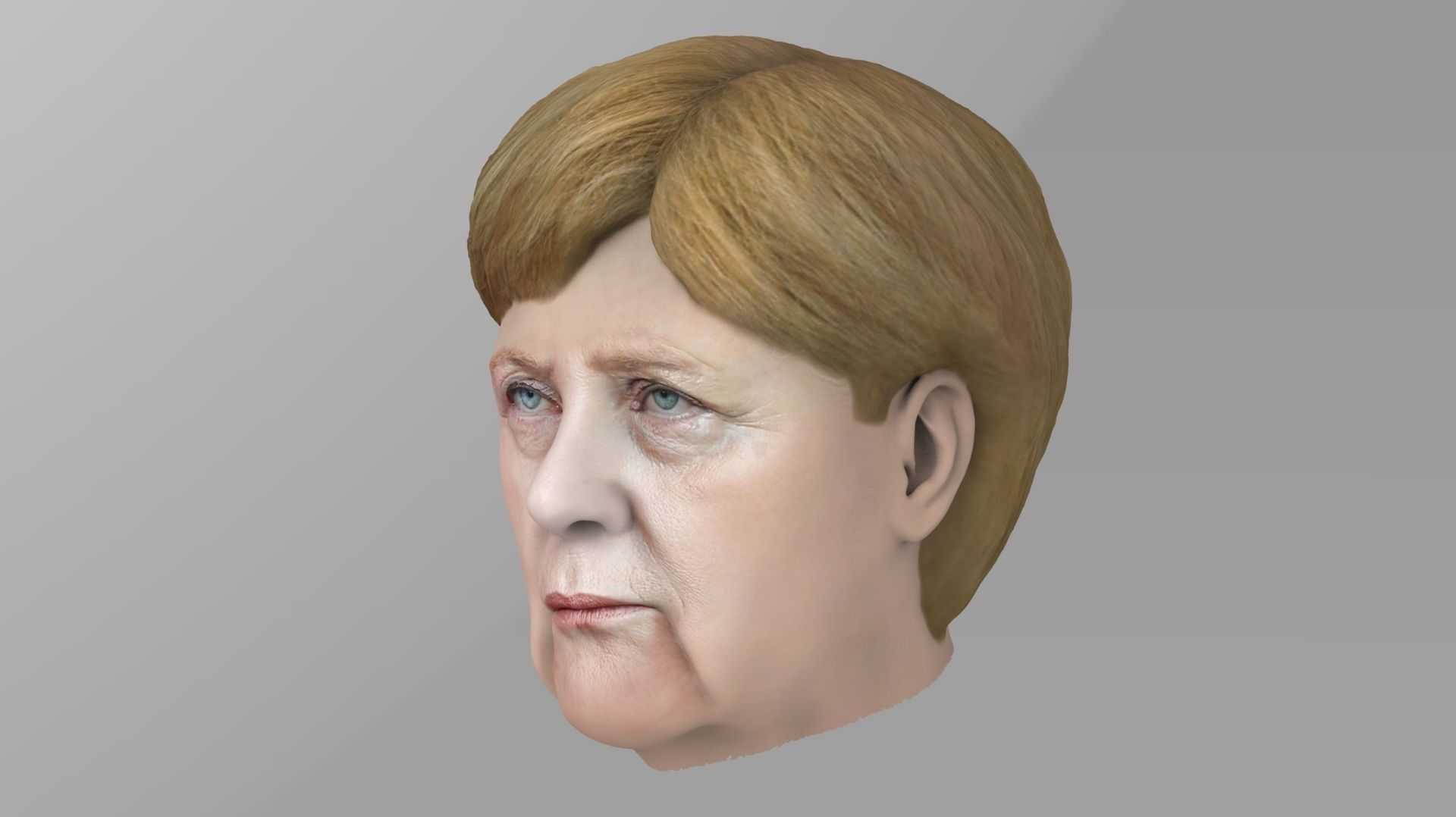 Angela Merkel 3D model_2