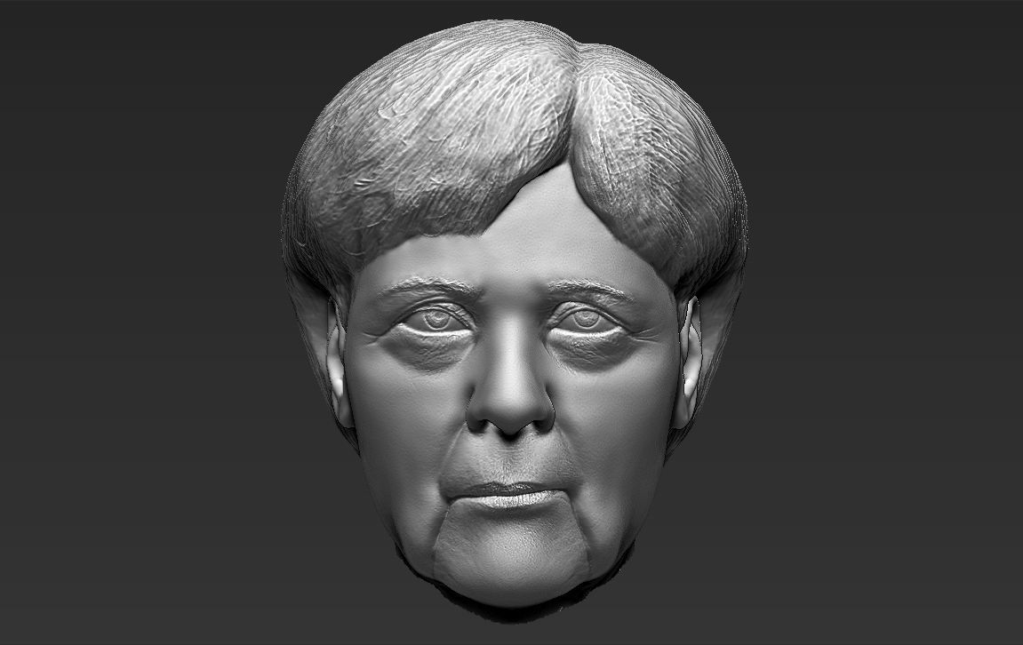 Angela Merkel 3D model_25