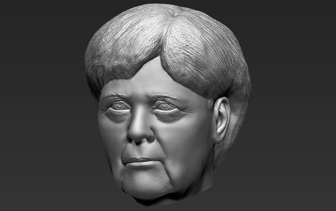 Angela Merkel 3D model_26