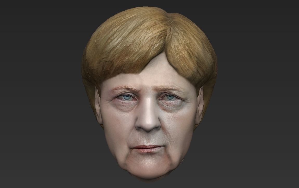 Angela Merkel 3D model_19