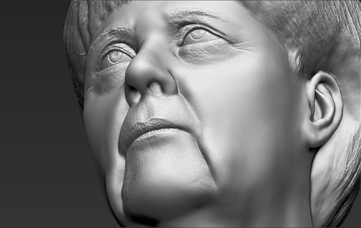Angela Merkel 3D model_46