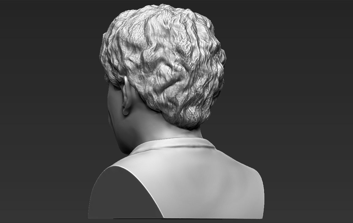 Bilbo Baggins Hobbit bust 3D printing ready stl obj formats 3D print model_3