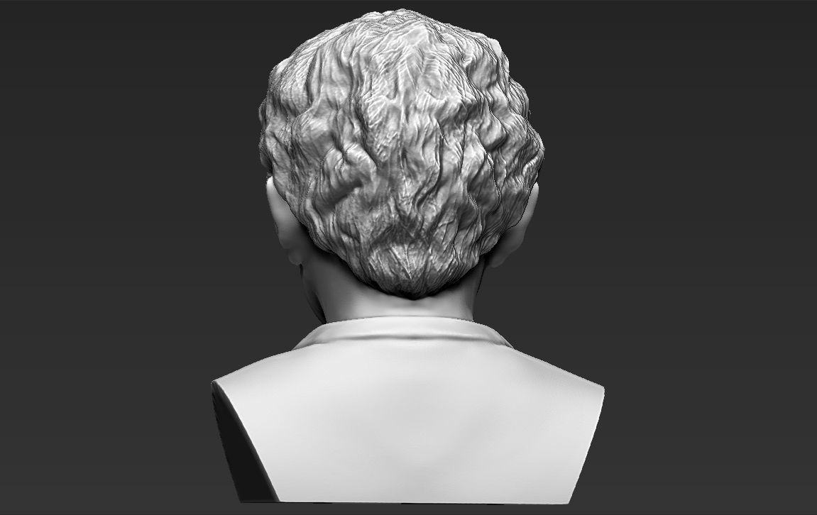 Bilbo Baggins Hobbit bust 3D printing ready stl obj formats 3D print model_5