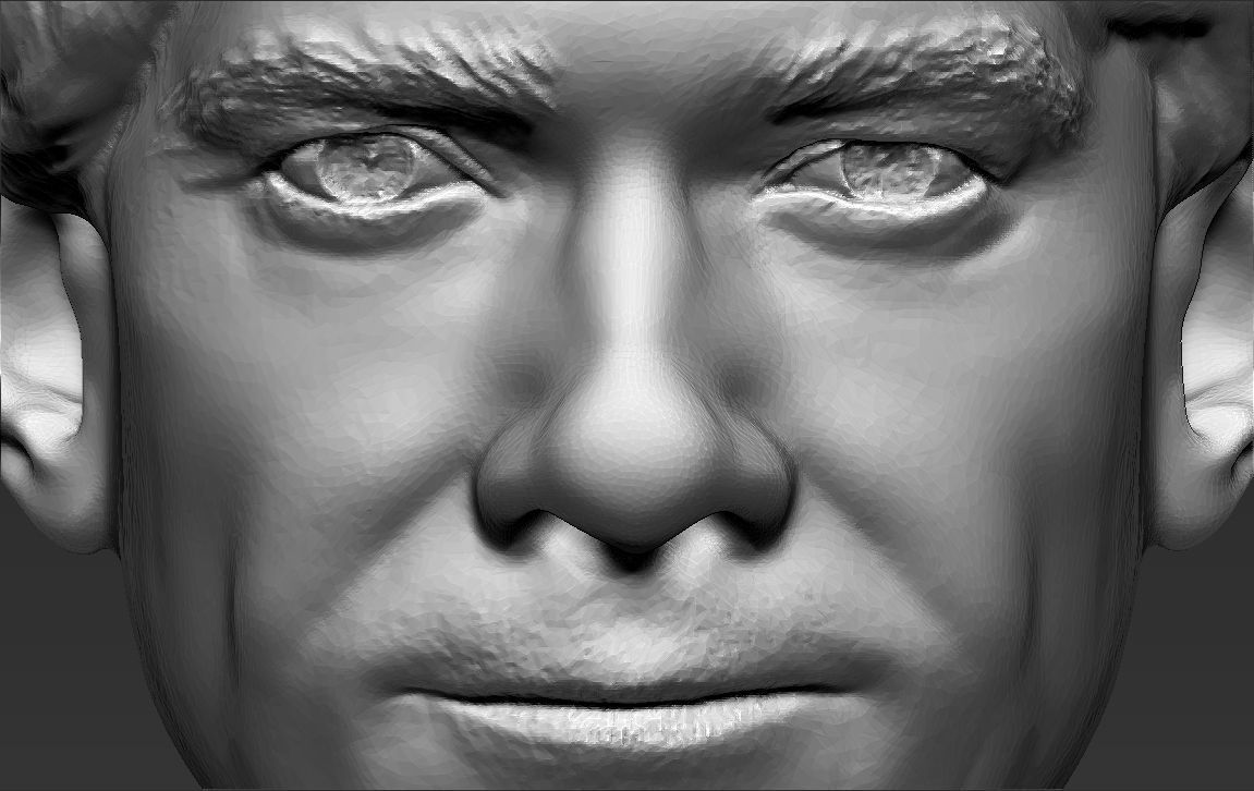 Bilbo Baggins Hobbit bust 3D printing ready stl obj formats 3D print model_26