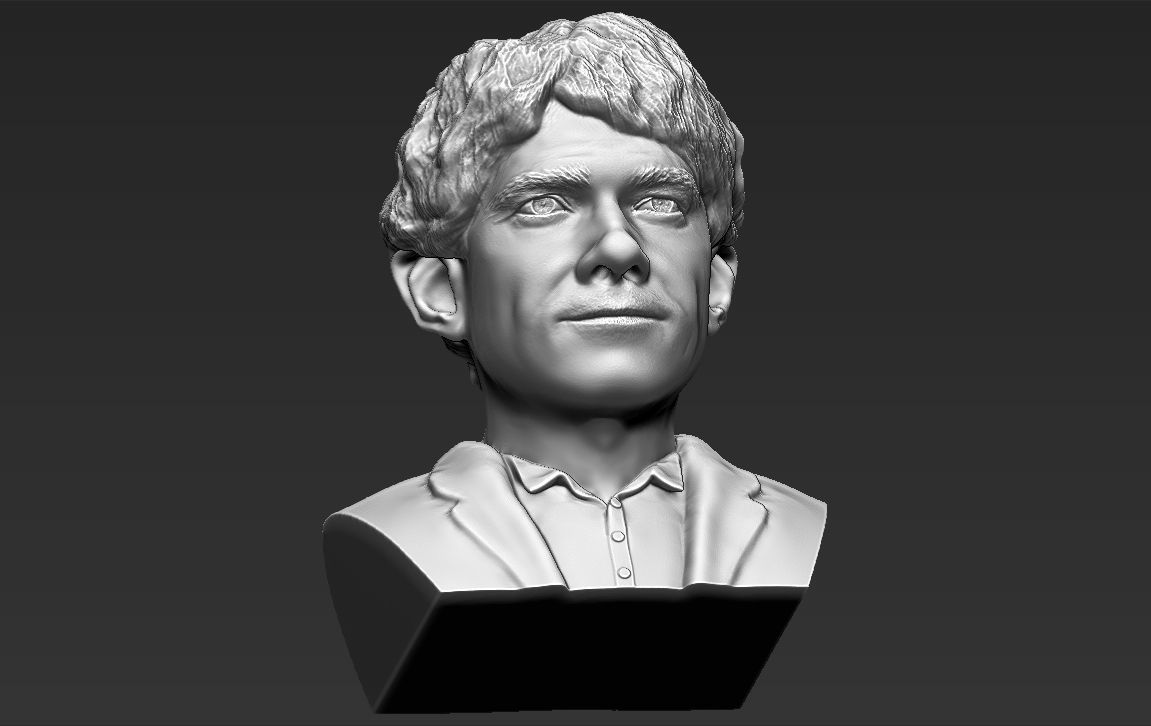 Bilbo Baggins Hobbit bust 3D printing ready stl obj formats 3D print model_24
